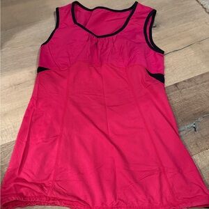 lululemon athletica Pink and Black Tank Top, size 6